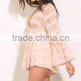 Long Sleeve V Neck Jumpsuit Playsuit for Women Summer Sexy Romopers thumbnail-4