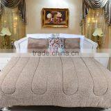 Faux Fur Flannel Plain Colour Quilt Blanket Pillow Handmade Patchwork Quilt Needlework Bed Linen Bedclothes 16 thumbnail-2