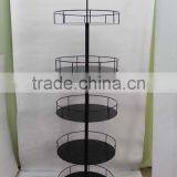 Rotating 9-tire Acrylic Shoes Store Display Stand thumbnail-6