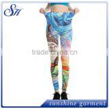 KX018 Polyester Women's Novelty Leggings With Cute Fat Cat 2017 thumbnail-5