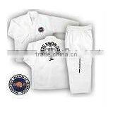 white ITF UNIFORMS taekwondo DOBOK