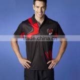 High Quality Mens Custom Polo Short Sleeve T Shirt thumbnail-1