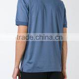 China Factory Royal Blue Dry Fit Polo Shirt With Front Pocket for Men thumbnail-3