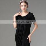 MAMALOVE Soft Knitted Fabric Summer Matern Dress Manufacturer Nurs Clothes Breastfeeding Dress thumbnail-2