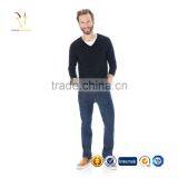 Latest New Design V Neck Cashmere Jumpers Mens Cashmere Sweater thumbnail-4