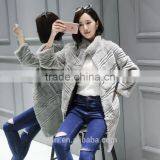 Hot Sales Winter Women's Real Natural Fur Coat Brand Clothing Fashion Girls Real Rex Rabbit Fur Jackets and Coats 2016 New thumbnail-2
