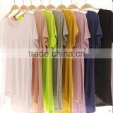 Hot Sell Cool Summer Candy Color Modal Blouse thumbnail-2