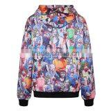 100% Polyester Cheap Wholesale 3D Sublimation Graphic Pullover Oversized Hoodie thumbnail-6