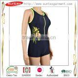 Wholesale Custom High Quality Woman Lady One Piece Navy Sexy Style Pink BIKINI Manufacture thumbnail-1
