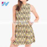 Chinese Women's Fashion Clothing Manufacturers Printed Sexy Shift Dresses thumbnail-2
