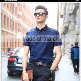 Men's Fashion Polo t Shirt -Navy Silm Fit thumbnail-1