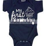 Newest Navy Baby Boy Rompers Bodysuits And Rompers With Cute Letters Casual Baby Grows For Boys RR90423-14 thumbnail-1
