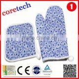 Hot Sale Printed Long Double Oven Mitt Gloves Factory thumbnail-2