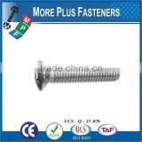 Made in Taiwan ISO 7047 Philips Oval Head Countersunk Grade 4 8 Carbon Steel Zinc Plated thumbnail-3