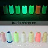Wholesale Decoractive100%polyester Luminous Sewing Embroidery Thread,glow in the Dark Yarn thumbnail-1