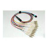LC Fan Out Fiber Optic Patch Cord Multi Core , Fiber Optic Wire