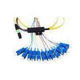 SC Multi Core Fiber Optic Patch Cord Tight Buffer For Telecommunication
