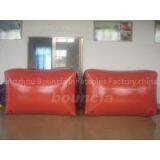 Red Inflatable Paintball Bunker BUN09 With Flexible and Durable Anchor Strings thumbnail-1