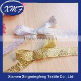 Decorative Gold Metallic Ribbon Bow thumbnail-1