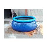 Safe Round Inflatable Swimming Pools , Deep Inflatable Water Pool
