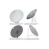 C band prime focus satellite dish antenna