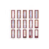 Transverse Doors-Red Wood/Aluminium Door/Aluminium Profiles