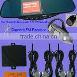 3.5 inch TFT Monitor Camera Mobile Phone Bluetooth Handsfree Kit