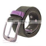 2015 New Leather Canvas Belt With Alloy Pin Buckle thumbnail-3