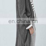 Long Cotton Cardigan Side Slit Hem Women Sweater thumbnail-4