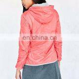 High Quality Unisex Black Waterproof Windbreaker Jacket 100 Polyester thumbnail-5