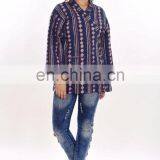 Cotton Quilted Kimono Style Jacket Printed Reversible Jacket thumbnail-1