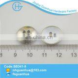 Design fashion printed four hole alloy button