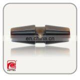 2017 Year Factory Customized Barrel 4CM - -5CM Shinny Brown Or Coffee Color Resin Polyester Toggle Has One Hole In The Milddle thumbnail-1