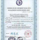 QUALITY MANAGEMENT CERTIFICATION