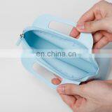 OEM Women Clutch Party Purse Handbags Wholesale Waterproof Silicone Rubber Zipper Wallet thumbnail-7
