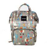 Fashion Diaper Bag Backpack Water Resistant Baby Bag for Women Girls Mum thumbnail-4