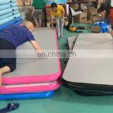 Inflatable Gym Gymnastics Tumbling Air Track Mat With Pump thumbnail-1