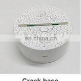 Wholesale ABS 7 Color Changing Touch Control 3D LED Lamp Base For Acrylic Plate thumbnail-5