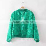 OEM Clothing 2015 Plus Size Clothing Women Clear Bomer Jacket thumbnail-2