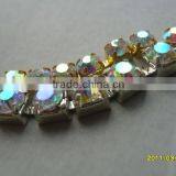 0127L China Factory High Quality Accessories Dresses Chaton Rhinestone Cup Chain, Cup Chain Rhinestone, Rhinestone Cup Chain thumbnail-1