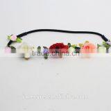 High Quality Bohemian Style Floral Flower Rose Party Wedding Hair Head Wreaths thumbnail-6