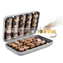 Amazon 40 Pcs/ Set Manual Fly Fishing Lures Combo Fishing Flies Kits