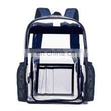 Customized Heavy Duty Clear, Pvc Travel Backpack Transparent School Backpack Bag/ thumbnail-2