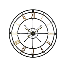 25 Inch Large Metal Skeleton Decorative Wall Clock thumbnail-5