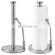 Top Rated Good Grip Space Saving Fancy Kitchen Perfect Tear Wall Standing Paper Towel Holder thumbnail-5