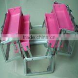 2013 New Design Acrylic Carry Case Makeup Box Sample Carry Case