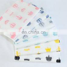 North Europe Crown Cartoon Corrugated Print Fabric Kindergarten Pure Cotton Bedding Fabric Baby Pajamas Wrapped Fabric thumbnail-4