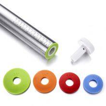 Adjustable Rolling Pin With Thickness Rings Measurement Pastry Rolling Pin for Baking Cookie Dough Roller Pizza Pastry thumbnail-3