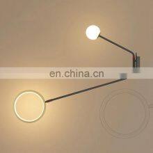 Nordic Restaurant Long Pole Wall Lamp Modern Living Room Background Wall Light Long Arm LED Reading Lamp thumbnail-3