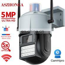 5MP Wireless WIFI Security IP Network Camera 5X Zoom 1080P HD PTZ Outdoor Home Surveillance Cam CCTV Full Color Night Vision thumbnail-2